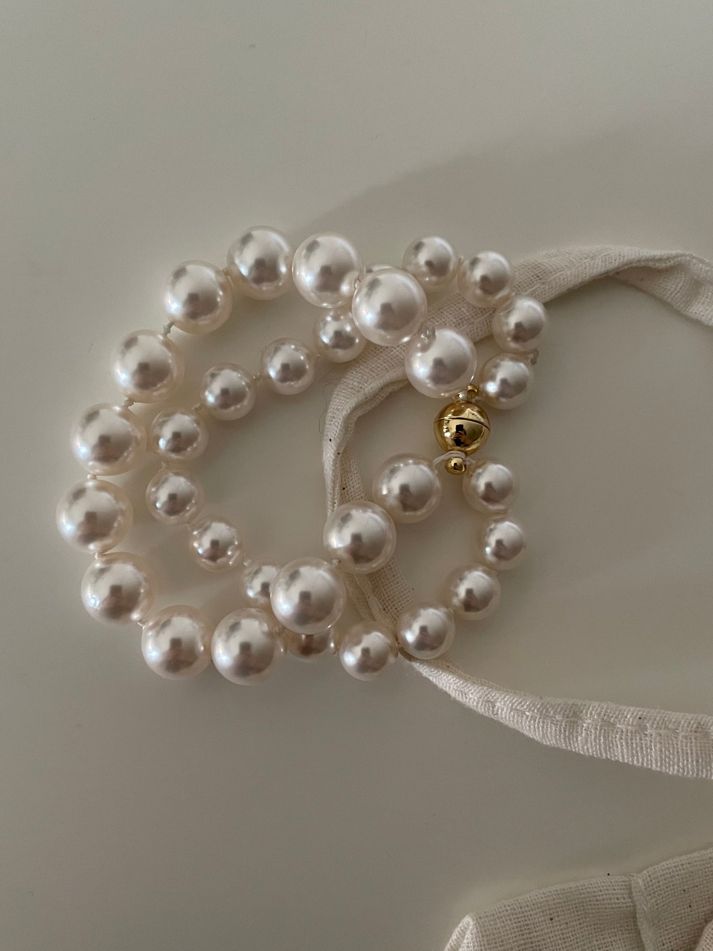 Double Strand Pearl Bracelet