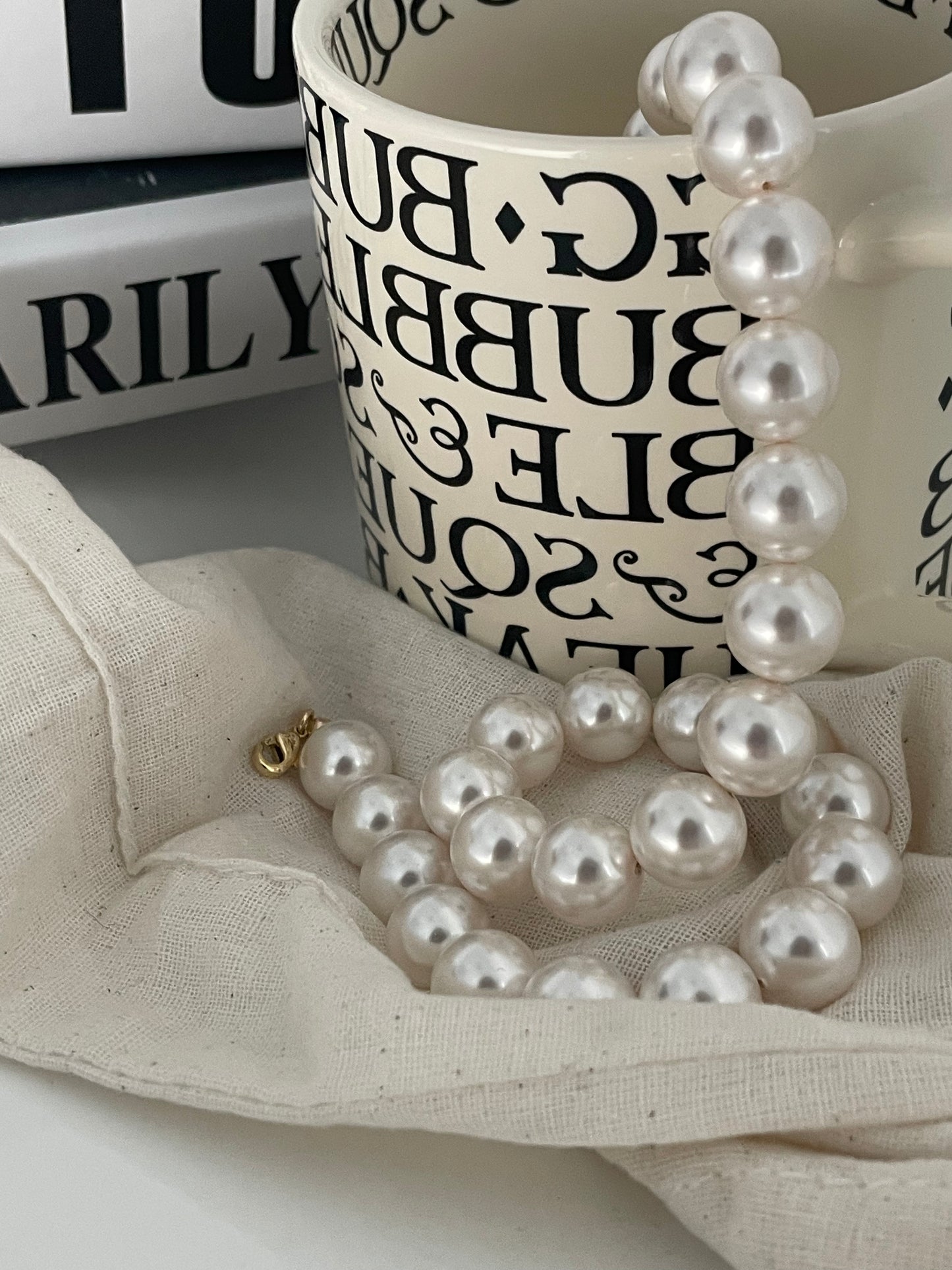 12mm Classic Pearl Necklace