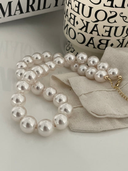 12mm Classic Pearl Necklace