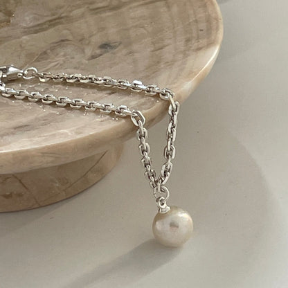 Sterling Silver South Sea Pearl Bracelet